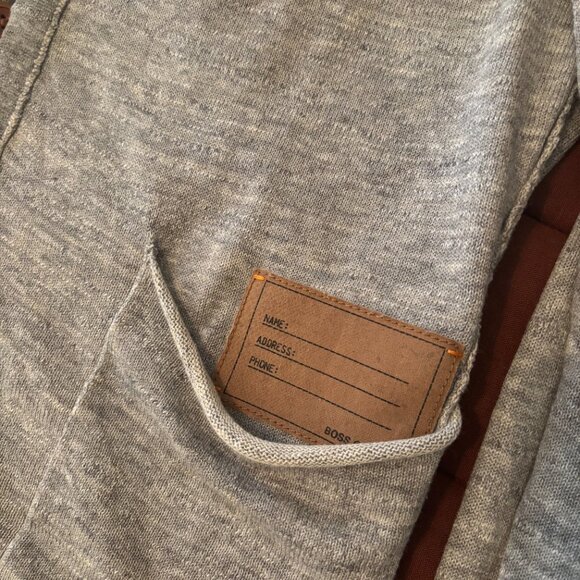 Men's Small Hugo Boss Gray Cardigan - Picture 5 of 5